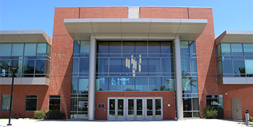 Front of Student Recreation and Wellness Center