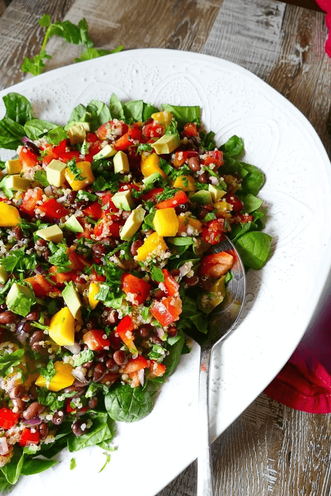 Mango Quinoa Salad with Honey-Lime Dressing