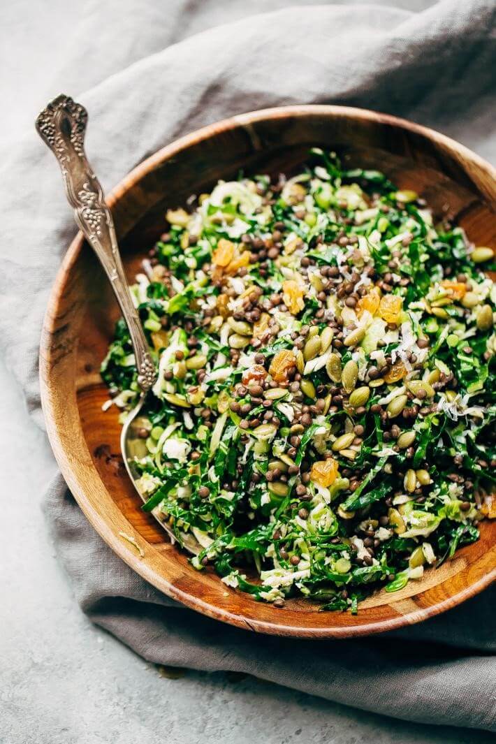 Lentil Kale Salad