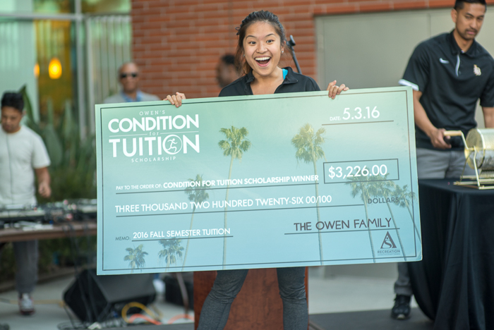 Owen's Condition for Tuition winner for 2016
