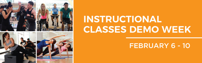 Instructional Classes Demo Week banner