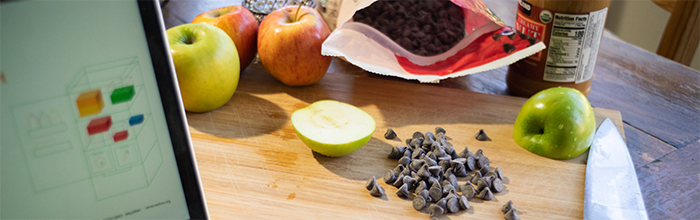 Photo of healthy foods laying out on a table