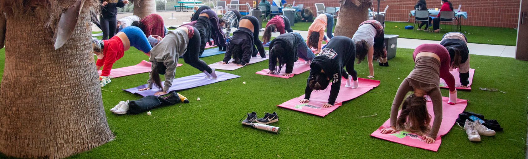 group exercise banner